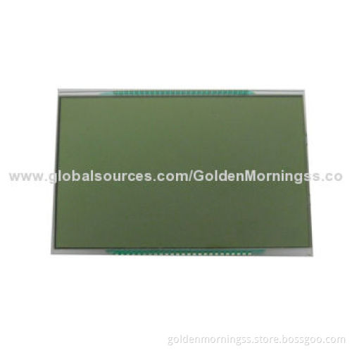 Segment LCD with metal pin, HTN, transflective, positive